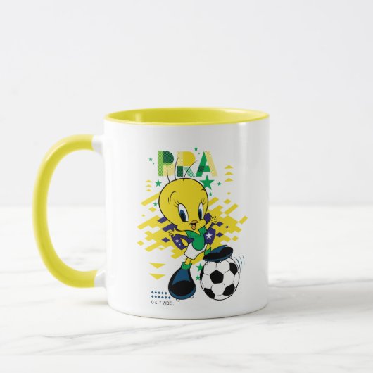 TWEETY™ Team Brazil Soccer Graphic Tasse (Links)