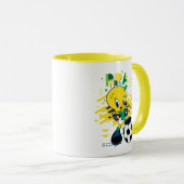 TWEETY™ Team Brazil Soccer Graphic Tasse (VorderseiteRechts)