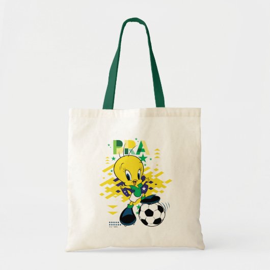 TWEETY™ Team Brazil Soccer Graphic Tragetasche (Vorne)
