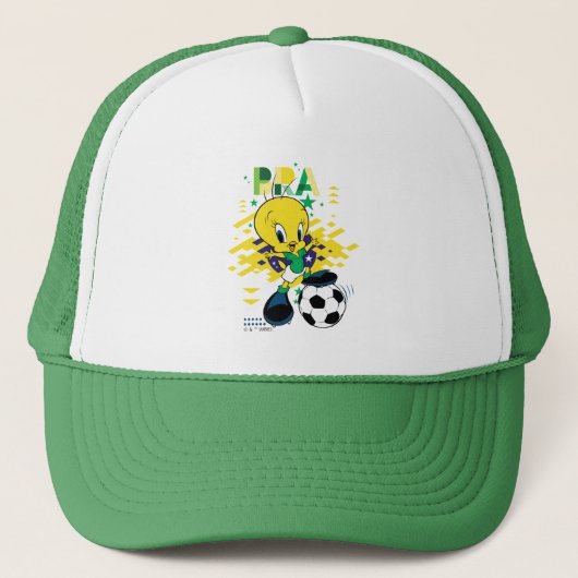 TWEETY™ Team Brazil Soccer Graphic Truckerkappe (Vorderseite)
