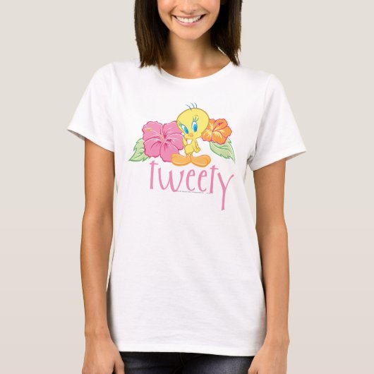 TWEETY™ Tropische Blume T-Shirt (Vorderseite)