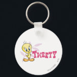 Tweety "Tweety" Pink Schlüsselanhänger<br><div class="desc">Tweety Flying High Collection->Jungle Paradise</div>