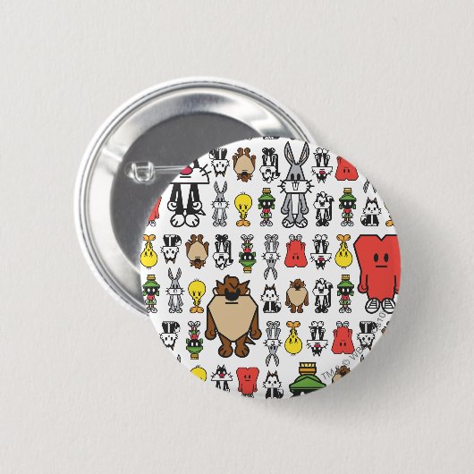 TWEETY™ und Freunde stilisieren Button (Vorne & Hinten)