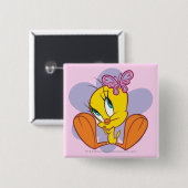 TWEETY™ und Schmetterling Button (Vorne & Hinten)