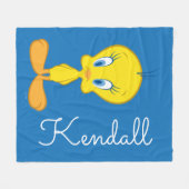 TWEETY™ | Unschuldiger kleiner Vogel Fleecedecke (Vorderseite (Horizontal))