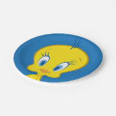 TWEETY™ | Unschuldiger kleiner Vogel Pappteller (Schrägansicht)