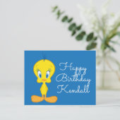 TWEETY™ | Unschuldiger kleiner Vogel Postkarte (Stehend Vorderseite)