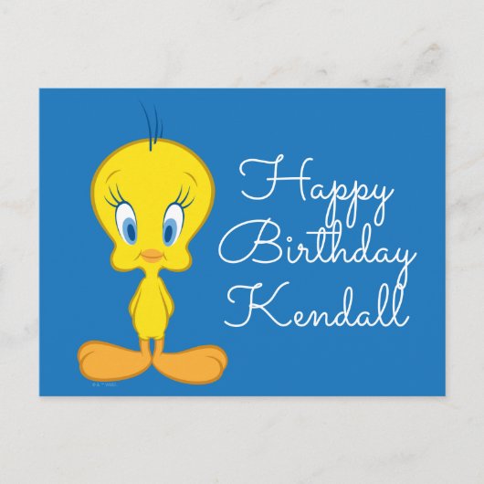 TWEETY™ | Unschuldiger kleiner Vogel Postkarte (Vorderseite)