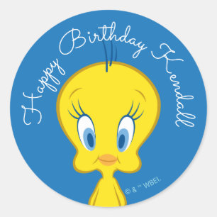 TWEETY™   Unschuldiger kleiner Vogel Runder Aufkleber