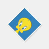 TWEETY™ | Unschuldiger kleiner Vogel Serviette (Ecke)