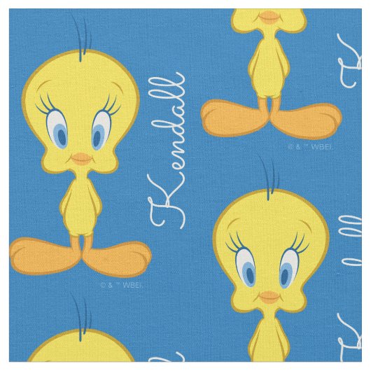 TWEETY™ | Unschuldiger kleiner Vogel Stoff (Nahaufnahme)