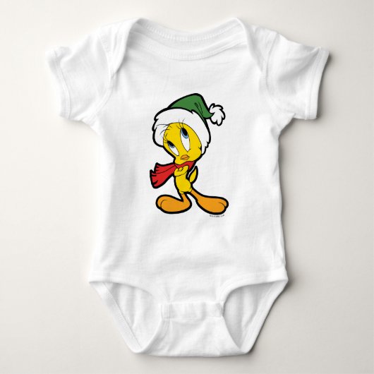 TWEETY™ Weihnachtsdenken Baby Strampler (Vorderseite)
