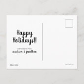 TWEETY™ Weihnachtsdenken Feiertagspostkarte (Rückseite)