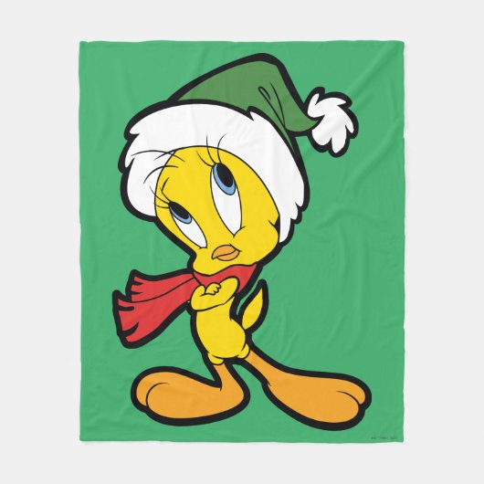 TWEETY™ Weihnachtsdenken Fleecedecke (Vorderseite)