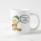 TWEETY™ Weihnachtsdenken Jumbo-Tasse (Rechts)