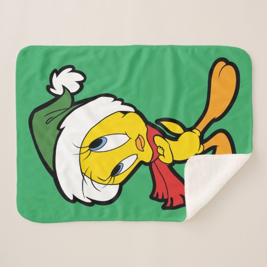 TWEETY™ Weihnachtsdenken Sherpadecke (Vorderseite (Horizontal))