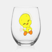 Tweety Weinglas Ohne Stiel (Rückseite)