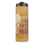 TWEETY™- Wer nennst du Nizza? Thermosbecher (Vorderseite)