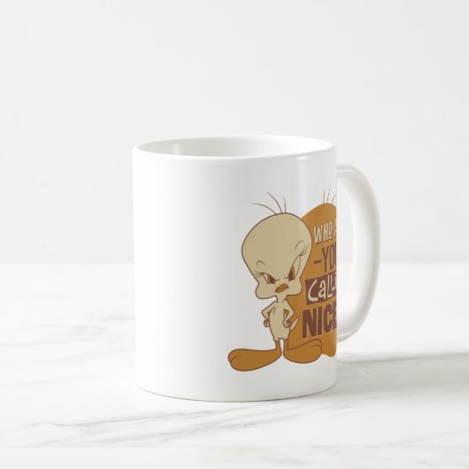 TWEETY™ - Wer rufen Sie Nizza an? Kaffeetasse (VorderseiteRechts)