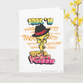 Tweety wie ein Rebell Karte (Gelbe Blume)