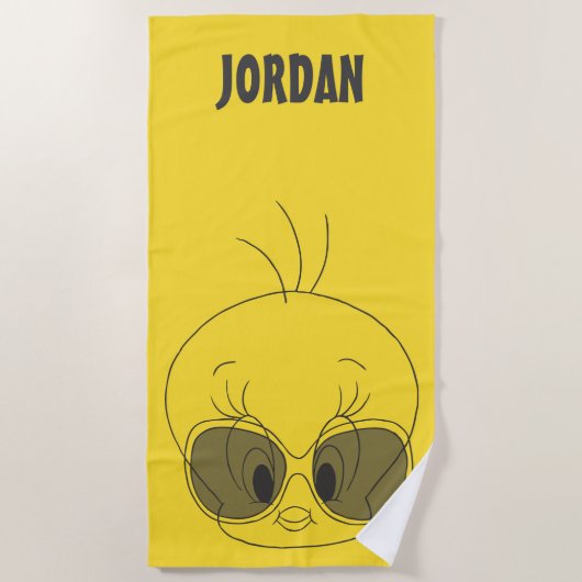 Tweety with Shades Strandtuch (Vorderseite)