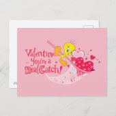 TWEETY™ - You're A Real Catch Feiertagspostkarte (Vorne/Hinten)