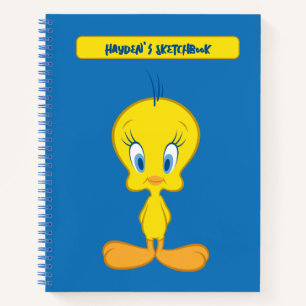 TWEETY™   Zeichnend unschuldiger kleiner Vogel Notizblock