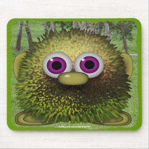 Tweezeln Sie die Niedliche Wuzzy Hintern & Forest  Mousepad