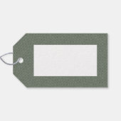 Tweffekt Weihnachtsfeiertag personalisiert Geschenkanhänger (Rückseite Horizontal)