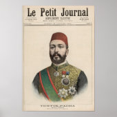 Twefik Pasha Khedive von Ägypten Poster (Vorne)