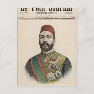 Twefik Pasha Khedive von Ägypten Postkarte