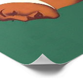 Tweka-Badeanzug aus den 50er Jahren Poster (Ecke)