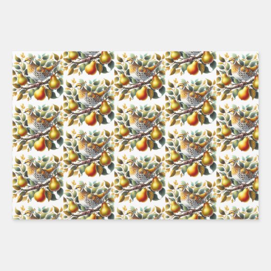 Twelve Days of Christmas Geschenkpapier Set (Vorderseite)