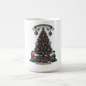 Twelve Days of Christmas T-Shirt, Ornate Gift Tree Kaffeetasse (Mittel)