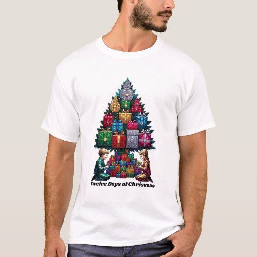 Twelve Days of Gifts T-Shirt, Chronological Christ T-Shirt (Vorderseite)
