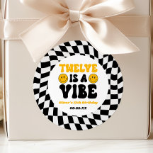 Twelve Is A Vibe Retro 12. Geburtstagsfeier