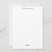 Twelve Scary Animals Feiertagskarte (Rückseite)