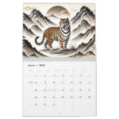 Twelve Spirits – Chinese Zodiac Ink Calendar 2026 Kalender (Mär 2026)