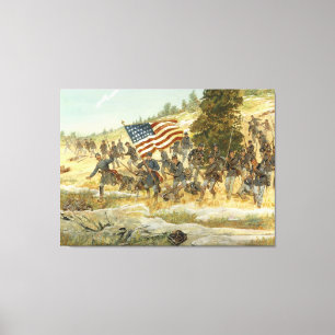 Twentieth Maine von H. Charles McBarron Print Leinwanddruck