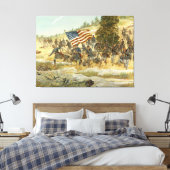 Twentieth Maine von H. Charles McBarron Print Leinwanddruck (Insitu (Schlafzimmer))