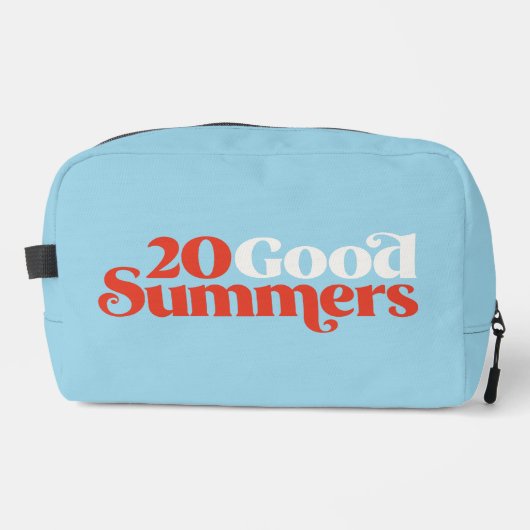 Twenty Good Summers Waschbeutel (Vorderseite)