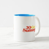 Twenty Good Summers Zweifarbige Tasse (VorderseiteRechts)
