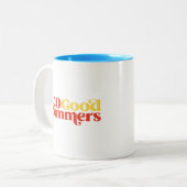 Twenty Good Summers Zweifarbige Tasse (Vorderseite Links)
