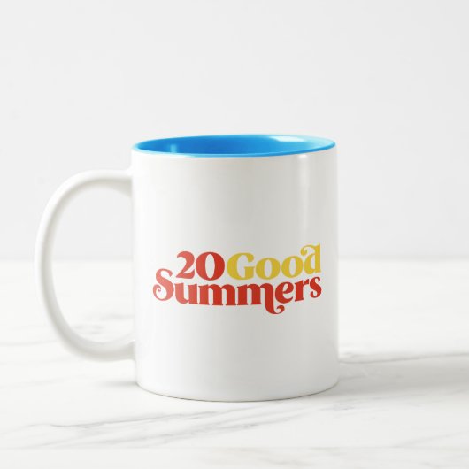 Twenty Good Summers Zweifarbige Tasse (Links)