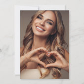 Twenty one Black Bow 21st Birthday Invitation Einladung (Rückseite)