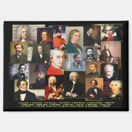 Twenty-One Masters Magnet