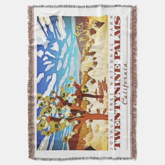 Twentynine Palms Califorina Decke (Vorderseite Vertikal)