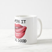 Twerk es wirkliches gutes kaffeetasse (VorderseiteRechts)