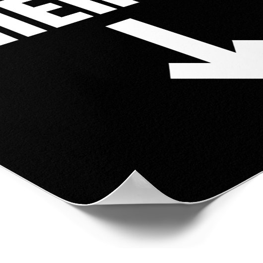 Twerk Here as Twerk Dance Poster (Ecke)