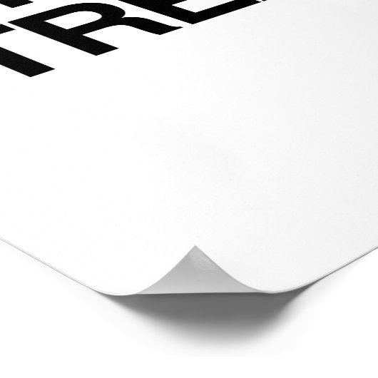 TWERK ODER LECKEREI POSTER (Ecke)